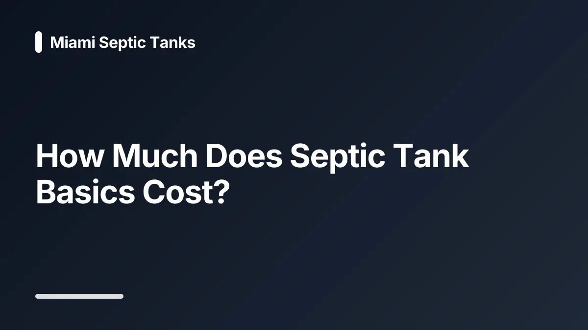 septic system cost